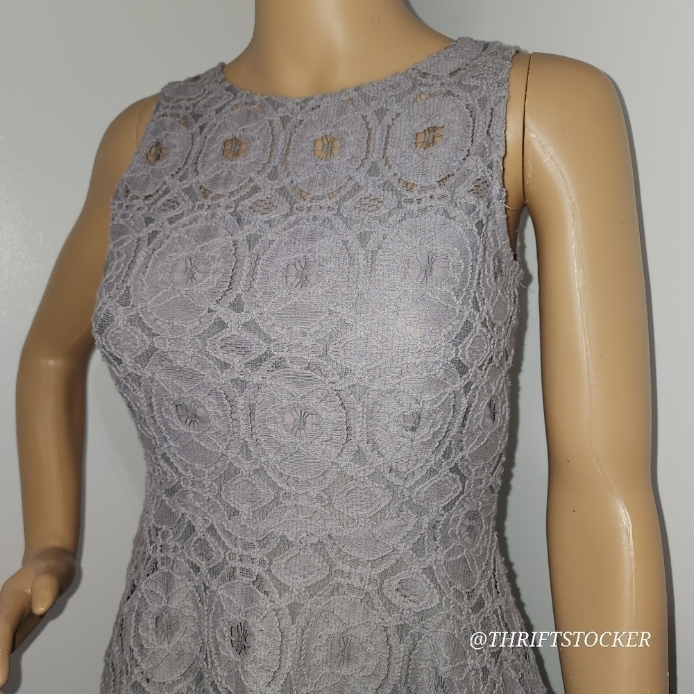 Altar’d State Halo Lace Sleeveless Fit & Flare Mini Dress - Picture 3 of 8